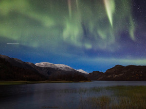 Nordlyskveld i Talvik  