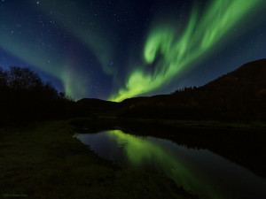 Nordlyskveld i oktober
